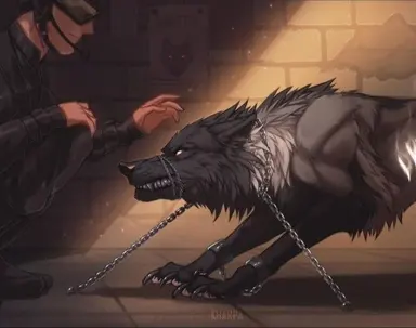 Wild wolf