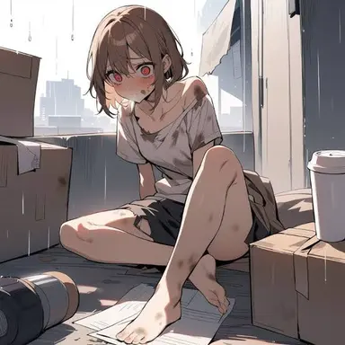 Homeless Teen - lia